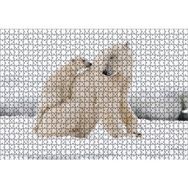 Cakapuzzle Beyaz Ayı Ailesi Kutup 120 Parça Ahşap Puzzle