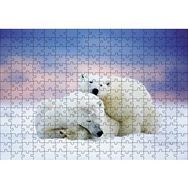 Cakapuzzle Beyaz Ayılar Kış 255 Parça Puzzle
