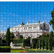 Cakapuzzle Beyaz Malikane ve Bahçesi Mdf 120 Parça Puzzle