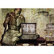Cakapuzzle Bilgisayar Heykel Geçmiş Gelecek 120 Parça Ahşap Puzzle
