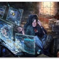 Cakapuzzle Bilim Kurgu Fütüristik Bilgisayar Görseli Mdf 120 Parça Puzzle