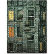 Cakapuzzle Binadaki Yüz ve Yaşam Görsel Ahşap 1000 Parça Puzzle