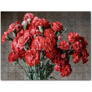 Cakapuzzle Bir Demet Kırmızı Yabani Karanfil Mdf 120 Parça Puzzle