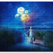 Cakapuzzle Bir Elinde Valiz Diğerinde Dünyalar Mdf 1000 Parça Puzzle