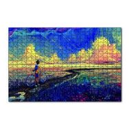 Cakapuzzle Bisikletli Çocuk 120 Parça Puzzle
