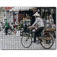 Cakapuzzle Bisikletli Uzakdoğulu Mdf 1000 Parça Puzzle