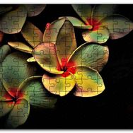 Cakapuzzle Bitkinin Dev Yaprakları Karanlık Arkaplan Mdf 1000 Parça Puzzle
