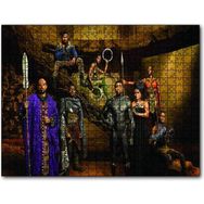 Cakapuzzle Black Panther ve Arkadaşları Mdf 120 Parça Puzzle