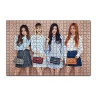 Cakapuzzle Black Pink Kore Pop Hanım Hanımcık 120 Parça Ahşap Puzzle