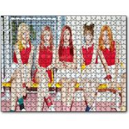 Cakapuzzle Black Pink Kore Pop Kırmızı Beyaz Lacoste 255 Parça Puzzle