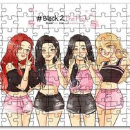 Cakapuzzle Black Pink Kore Pop Pembe Siyah Kıyafetli Mdf 255 Parça Puzzle