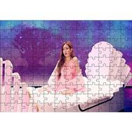 Cakapuzzle Black Pink Kore Pop Pembe Yatak Mdf 120 Parça Puzzle