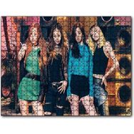 Cakapuzzle Black Pink Kore Pop Triko Şıklığı Mdf 255 Parça Puzzle