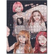 Cakapuzzle Blackpink Pop Grubu Anime Çizim Mdf 255 Parça Puzzle