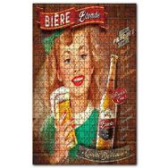 Cakapuzzle Blonde Bira Afişi Görseli Ahşap 500 Parça Puzzle