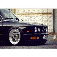 Cakapuzzle Bmw E 28 Siyah Sağ Ön Detay Mdf 120 Parça Puzzle