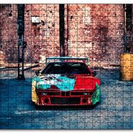 Cakapuzzle Bmw İtaldesign Art Car Mdf 255 Parça Puzzle