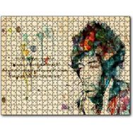 Cakapuzzle Bob Marley Suluboya Modifiye Mdf 500 Parça Puzzle