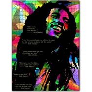 Cakapuzzle Bob Marley ve Özlü Sözleri 120 Parça Puzzle