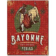 Cakapuzzle Boğa Güreşi Afişi Baskılı Görsel Ahşap 255 Parça Puzzle