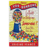 Cakapuzzle Bon Bon Şekerler Görseli Ahşap 500 Parça Puzzle