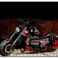 Cakapuzzle Boss Hoss Motosiklet Siyah Kırmızı Görsel Mdf 255 Parça Puzzle