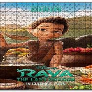 Cakapuzzle Boun Raya ve Son Ejderha Görseli Mdf 1000 Parça Puzzle