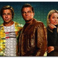 Cakapuzzle Brad Pitt Leonardo Dicaprio Robbie Mdf 500 Parça Puzzle