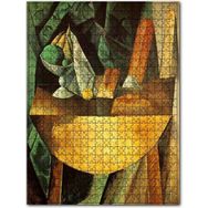 Cakapuzzle Bread And Fruit Dish On A Table, 1909 By Pablo Picasso 120 Parça Puzzle