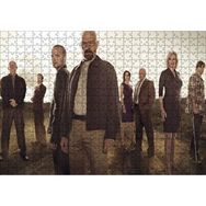 Cakapuzzle Breaking Bad Oyuncuları Bir Arada 120 Parça Ahşap Puzzle