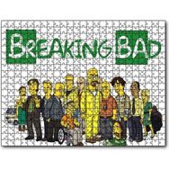 Cakapuzzle Breaking Bad Simpsons Stili Karikatürize Mdf 1000 Parça Puzzle