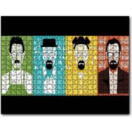 Cakapuzzle Breaking Bad Walter White 4 Değişik Stil Mdf 1000 Parça Puzzle