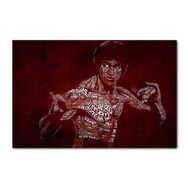Cakapuzzle Bruce Lee ve Sözleri Çizim 120 Parça Ahşap Puzzle