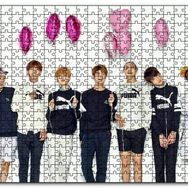 Cakapuzzle Bta Koreli Gençler Kalpli Balonlar Mdf 120 Parça Puzzle
