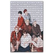 Cakapuzzle Bts Kore Pop Casual Kıyafetler Ahşap 500 Parça Puzzle