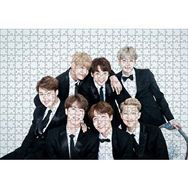 Cakapuzzle BTS Kore Pop Siyah Takım Elbiseli 120 Parça Ahşap Puzzle