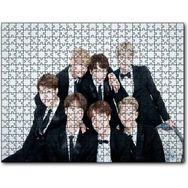 Cakapuzzle Bts Kore Pop Siyah Takım Elbiseli Mdf 120 Parça Puzzle