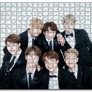 Cakapuzzle Bts Kore Pop Siyah Takım Elbiseli Mdf 255 Parça Puzzle