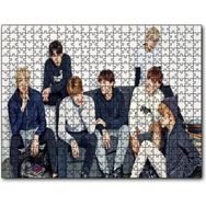 Cakapuzzle Bts Koreli Gençler Dalgın Pozlar Mdf 1000 Parça Puzzle