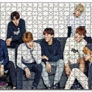 Cakapuzzle Bts Koreli Gençler Dalgın Pozlar Mdf 255 Parça Puzzle