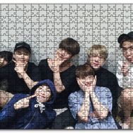 Cakapuzzle Bts Koreli Gençler Mutlu Yüzleri Mdf 1000 Parça Puzzle