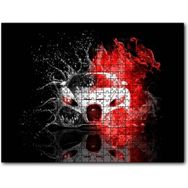 Cakapuzzle Bugatti Veyron Su Damlaları ve Kırmızı Dumanlar Mdf 120 Parça Puzzle