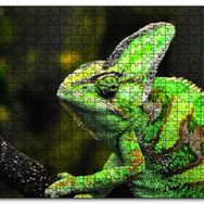 Cakapuzzle Bukelemun Yeşil Mdf 120 Parça Puzzle