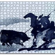 Cakapuzzle Bullfight Scene 1960 By Pablo Picasso Mdf 1000 Parça Puzzle