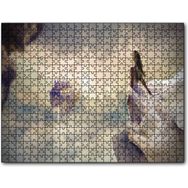 Cakapuzzle Bulutlar Üzerindeki Ülke ve Fantastik Kadın 1000 Parça Puzzle