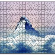 Cakapuzzle Bulutların Üstündeki Dağ Zirvesi Mdf 120 Parça Puzzle