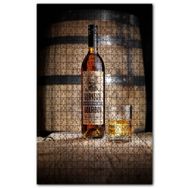 Cakapuzzle Burnside Burbon Şişesi Bardak Fıçı Ahşap 500 Parça Puzzle