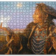 Cakapuzzle Büyücü Kızılderili Görseli Mdf 120 Parça Puzzle