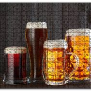 Cakapuzzle Büyük Bardaklarda Köpüklü Biralar Mdf 1000 Parça Puzzle