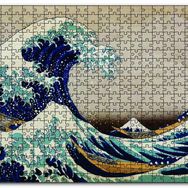 Cakapuzzle Buyuk Dalga Katsushika Hokusai Ahşap 255 Parça Puzzle